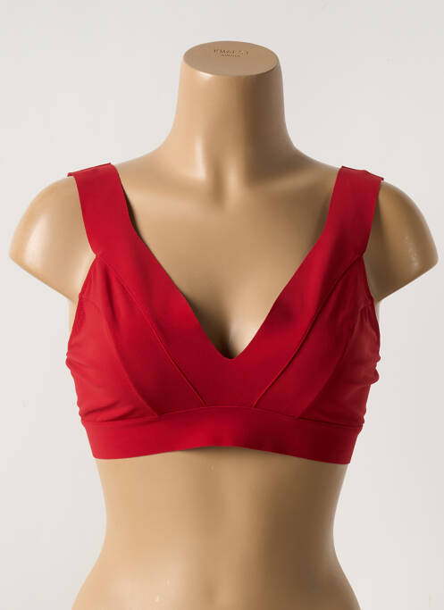 Haut de maillot de bain rouge PAIN DE SUCRE pour femme