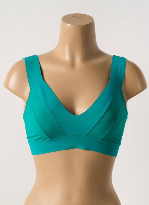 Haut de maillot de bain vert PAIN DE SUCRE pour femme
