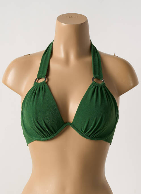 Haut de maillot de bain vert PAIN DE SUCRE pour femme