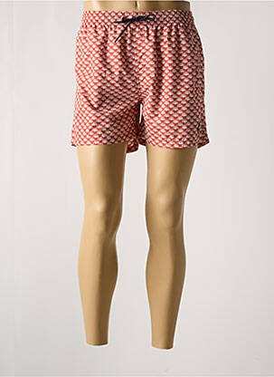 Short de bain imprimé fantaisie marron LOSAN homme