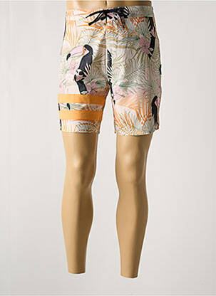 Short de bain imprimé fantaisie orange HURLEY homme