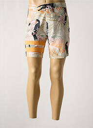 Short de bain imprimé fantaisie orange HURLEY homme