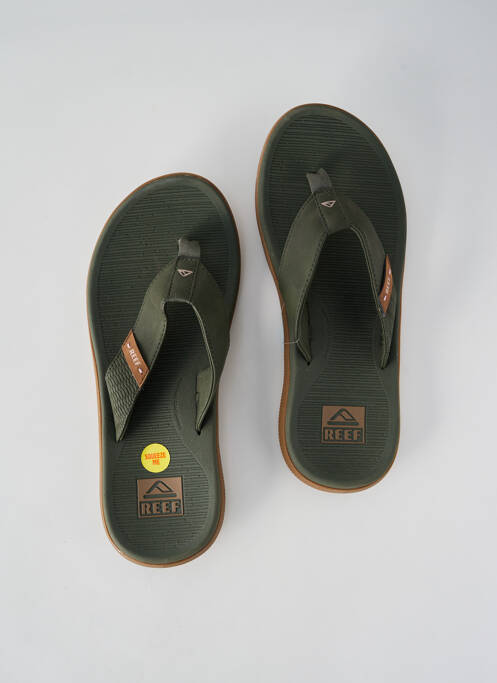 Tongs vert REEF pour homme
