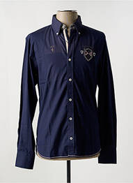 Chemise manches longues manches longues bleu RUCKFIELD homme