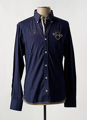 Chemise manches longues manches longues bleu RUCKFIELD homme