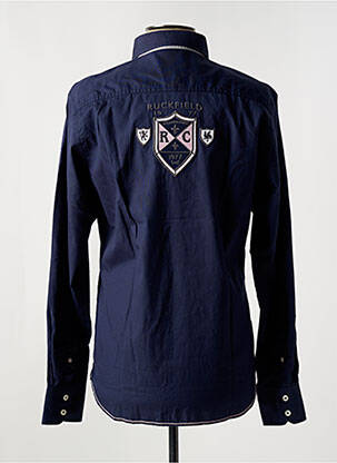 Chemise manches longues manches longues bleu RUCKFIELD homme