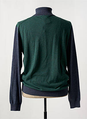 Pull col roulé manches longues manches longues vert ROY ROBSON homme