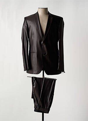 Costume de ville finition intérieure doublure satiné marron ROY ROBSON homme