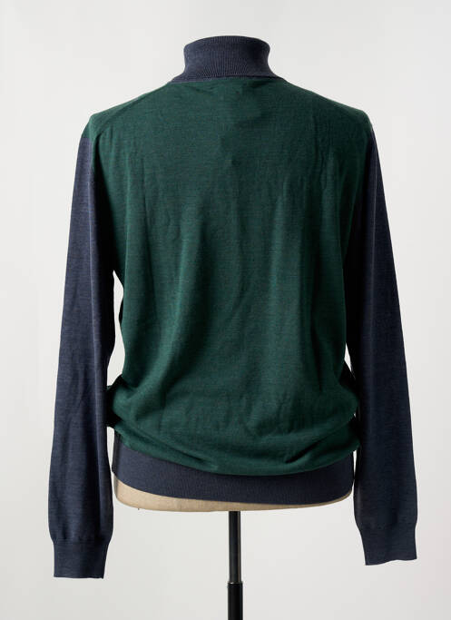 Pull col roulé manches longues manches longues vert ROY ROBSON homme