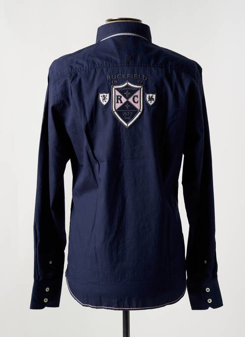 Chemise manches longues bleu RUCKFIELD pour homme