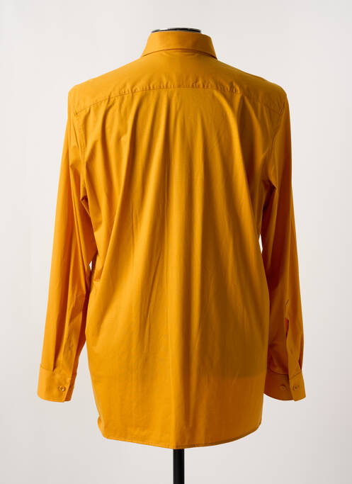 Chemise manches longues jaune OLYMP homme