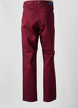 Pantalon chino stretch taille normale rouge GANT homme