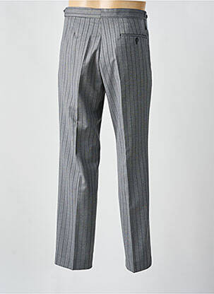 Pantalon droit tissage popeline taille normale gris WILVORST homme