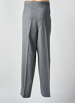 Pantalon droit tissage popeline taille normale gris WILVORST homme