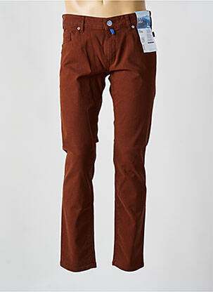 Pantalon slim stretch taille normale marron M5 BY MEYER homme
