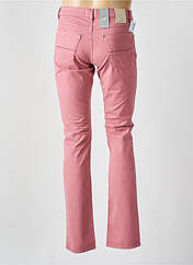Jeans coupe slim rose SAINT HILAIRE pour homme seconde vue