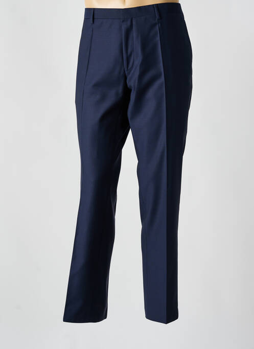 Pantalon droit tissage popeline taille normale bleu ROY ROBSON homme