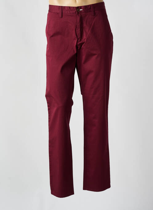 Pantalon chino stretch taille normale rouge GANT homme