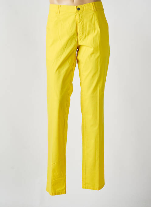 Pantalon chino jaune MEYER pour homme