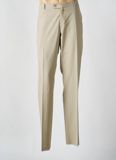 Pantalon slim beige SAINT HILAIRE pour homme