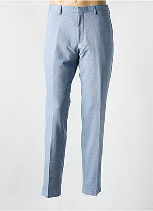 Pantalon slim tissage popeline taille normale bleu ROY ROBSON homme