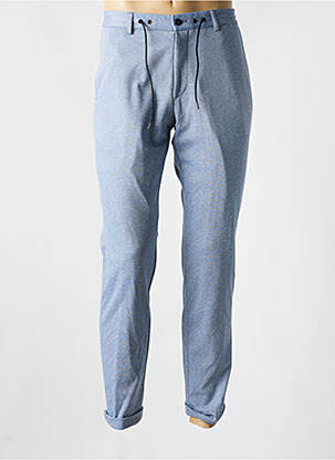 Pantalon slim tissage popeline taille normale bleu ROY ROBSON homme