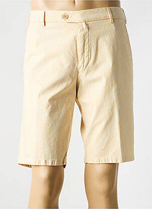 Bermuda stretch jaune MEYER homme