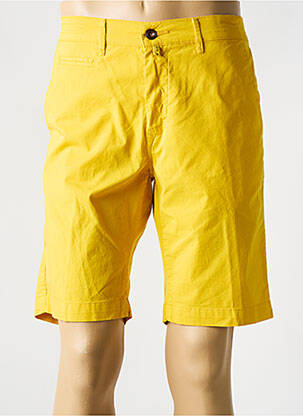 Bermuda stretch taille normale jaune PIERRE CARDIN homme