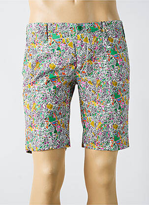 Bermuda stretch taille normale vert MMX homme