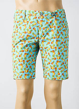 Bermuda stretch taille normale bleu MMX homme