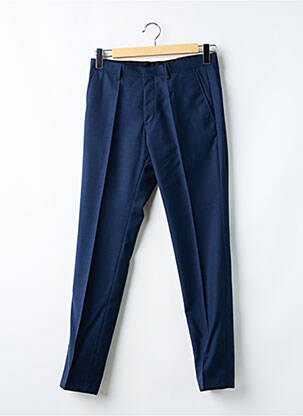 Pantalon slim tissage popeline taille normale bleu ROY ROBSON homme