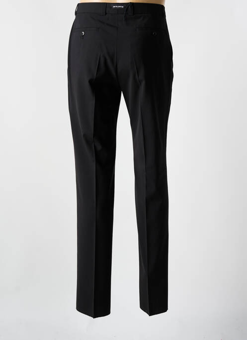 Pantalon slim tissage popeline taille normale noir SAINT HILAIRE homme