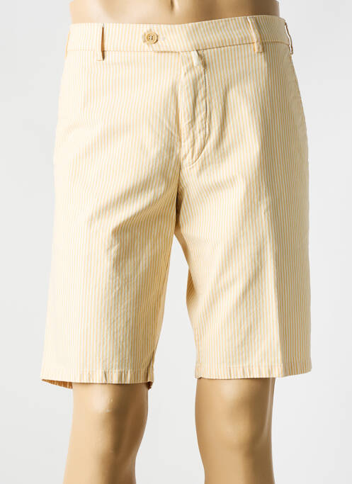 Bermuda stretch jaune MEYER homme