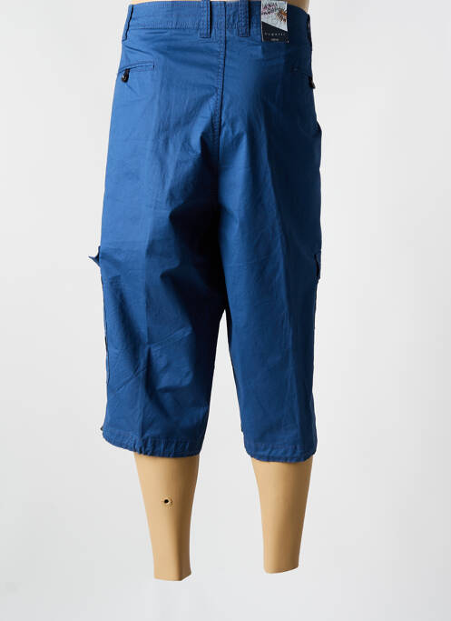 Pantacourt bleu BUGATTI pour homme