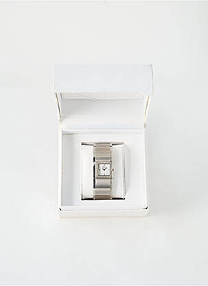 Montre ornement oxyde de zirconium argent RODANIA femme