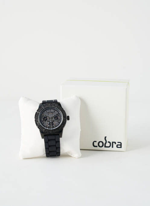 Montre noir COBRA pour femme