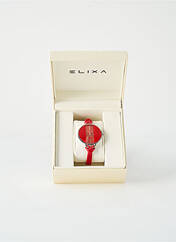 Montre rouge ELIXA pour femme seconde vue