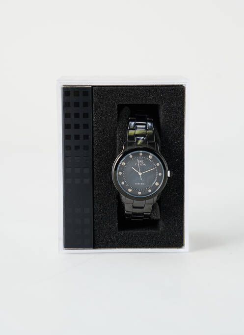 Montre noir CLYDA pour femme