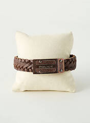 Bracelet marron POLICE pour homme seconde vue
