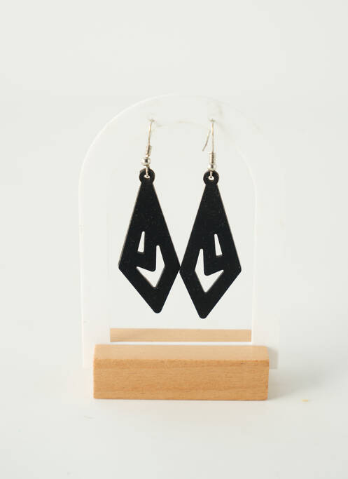 Boucles d’oreilles noir APARA pour femme