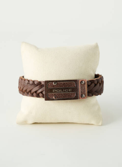 Bracelet marron POLICE pour homme