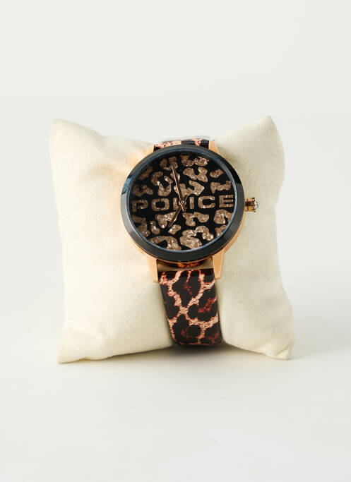 Montre marron POLICE pour femme