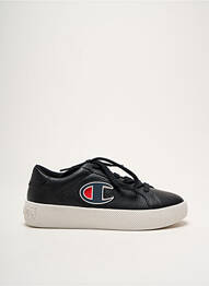 Baskets matière lisse talon de 4 à 6cm noir CHAMPION femme