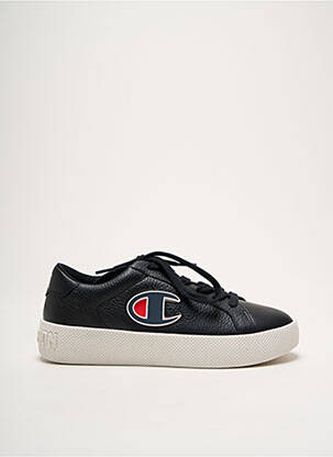 Baskets matière lisse talon de 4 à 6cm noir CHAMPION femme