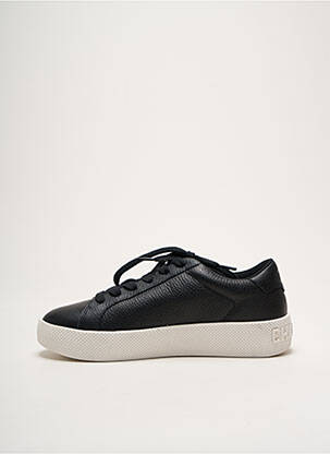 Baskets matière lisse talon de 4 à 6cm noir CHAMPION femme