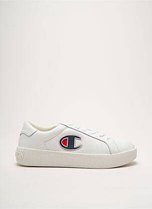Baskets matière lisse talon de 4 à 6cm blanc CHAMPION femme