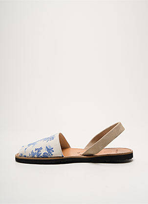 Sandales/nu pieds bout ouvert talon plat jusqu'à 3cm bleu MINORQUINES femme