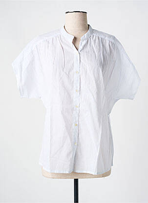Chemisier manches courtes manches courtes blanc ZEN ETHIC femme