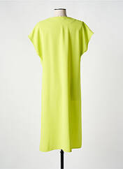 Robe mi-longue jaune TOUPY pour femme seconde vue