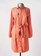 Robe mi-longue orange SUMMUM pour femme seconde vue